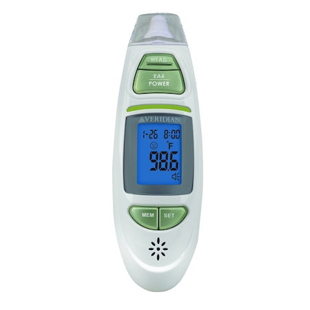 Veridian Healthcare Talking Ear and Forehead Infrred Thermometer 09-342